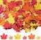 1150 Pcs Fall Glitter Confetti Thanksgiving Foil Maple Leaves Glitter,120 g(Gold,orange,red)9.65 x 6.5 x 0.59 inches